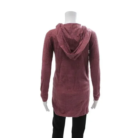 Barefoot Dreams® Unisex Purple Long Sleeve Cardigan Sweater Size XS - Picture 3 of 6